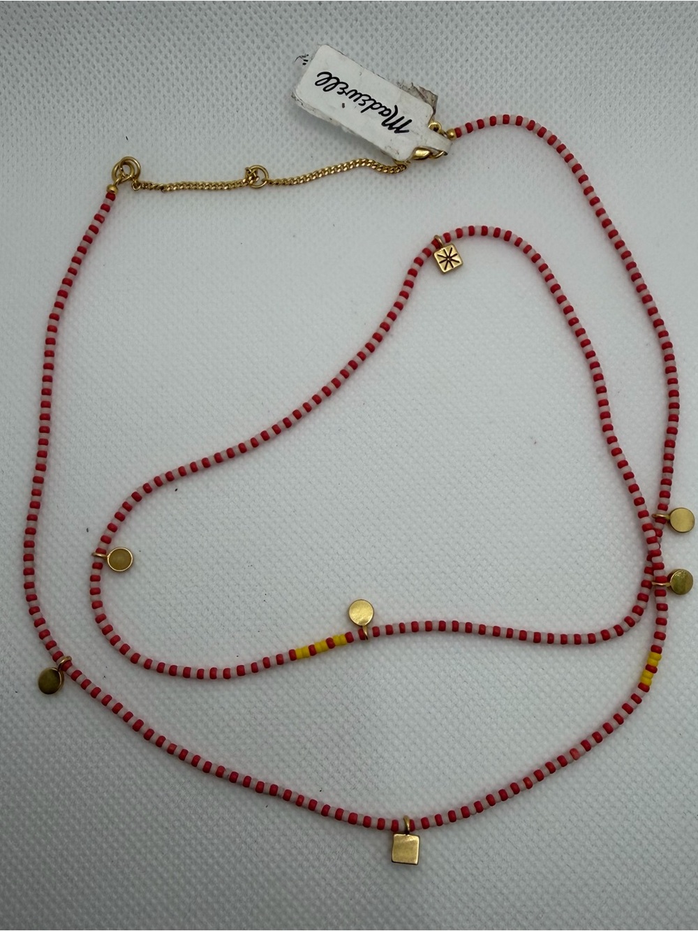 Madewell Madewell Beaded Long Station Necklace